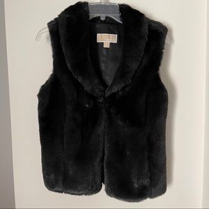 Michael Kors Faux Mink Fur Vest